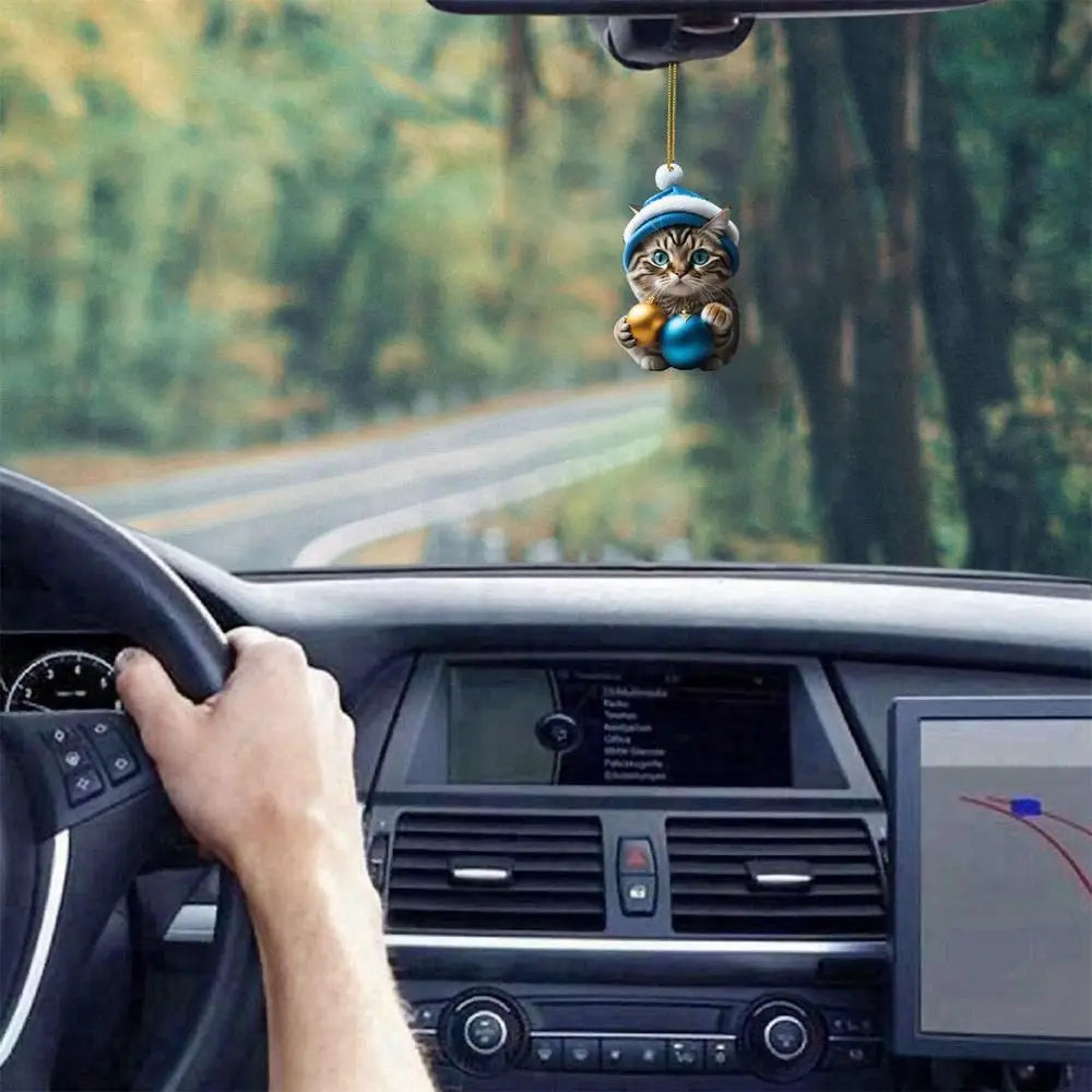 Cat Christmas Tree Ornaments