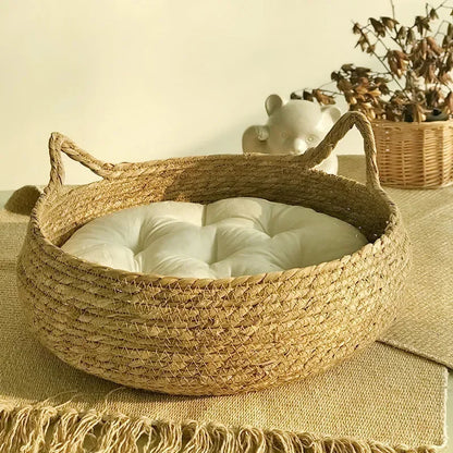 Four Seasons Pure Handmade Vine Woven Cat Nest