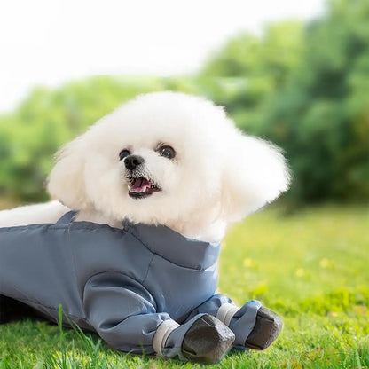 Waterproof Dog Boots With Suspenders