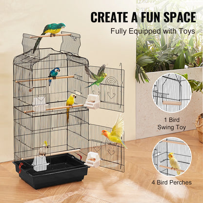 Open Top Large Bird Cage