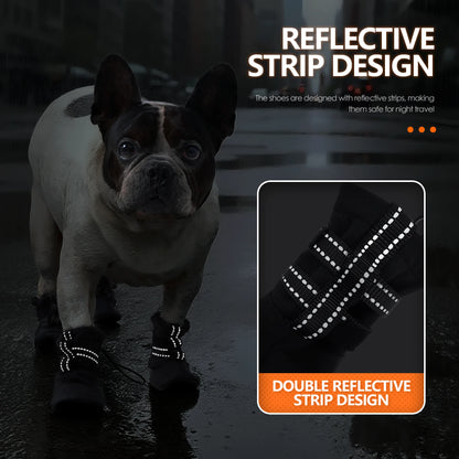 Anti Slip, Waterproof, Reflective, Shoes for Dogs