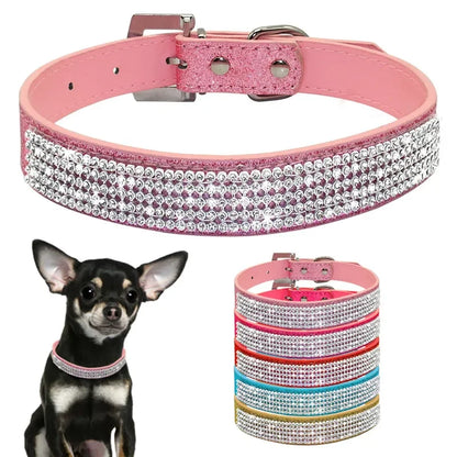 Bling Rhinestone Dog Collar