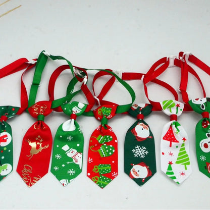 50pcs/lot Christmas Pet Bow Ties