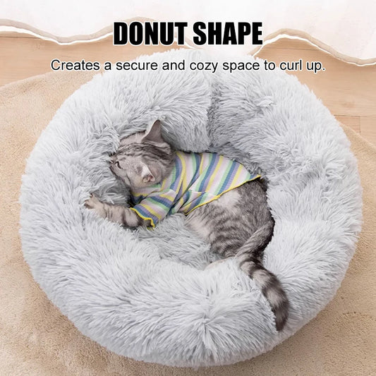 Soft Large Round Plush Pet Bed