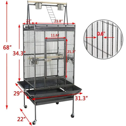 Bird Cage for Small to Medium Size Birds