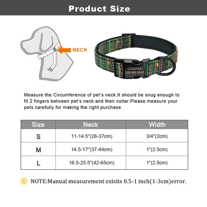 Personalized Dog Collar & Leash  Set