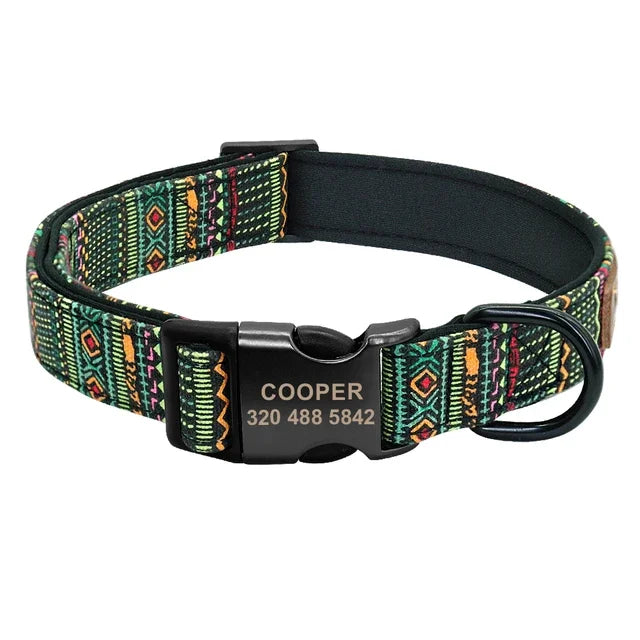Personalized Dog Collar & Leash  Set