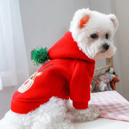 Warm Winter Christmas Clothes for Pets