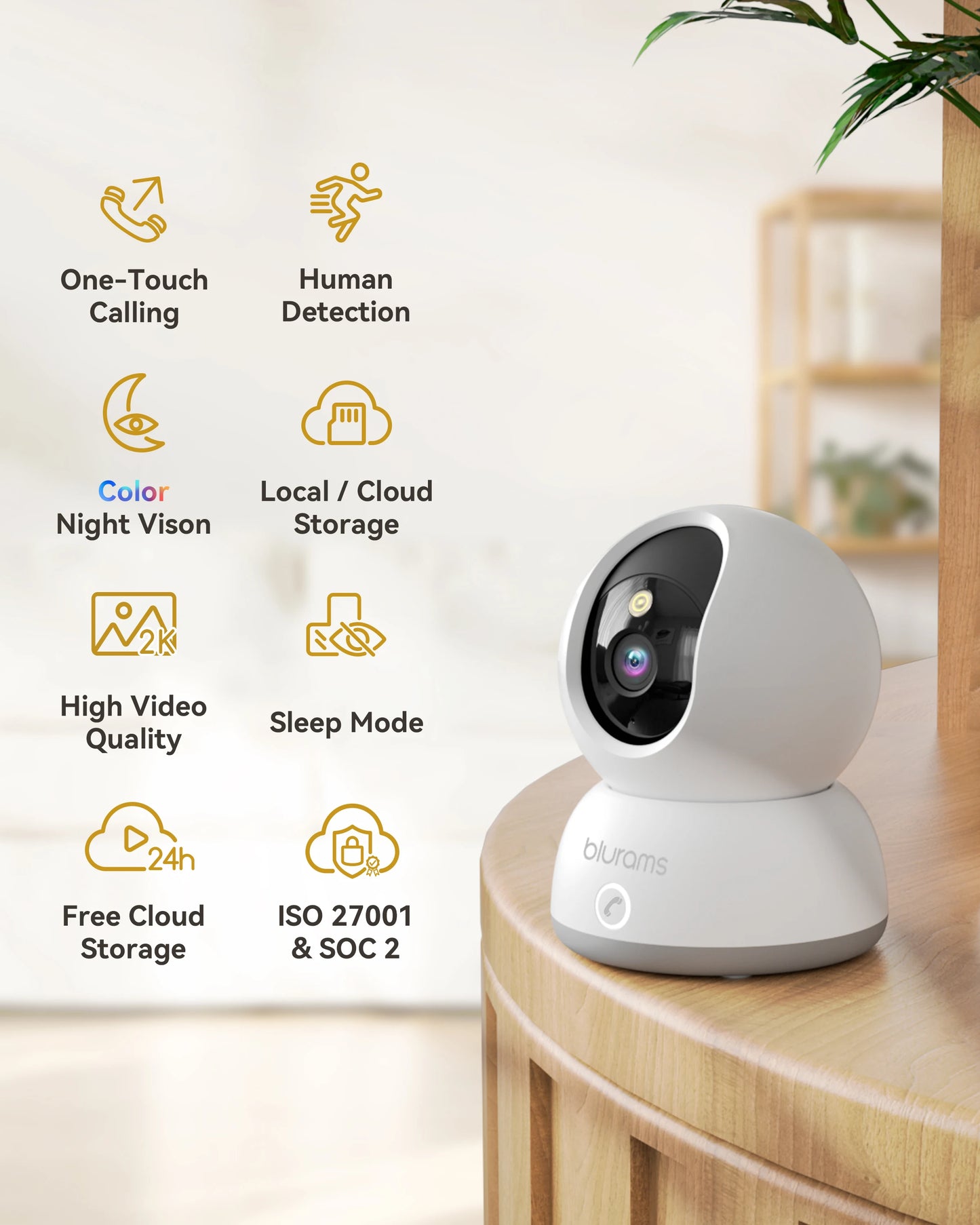 Indoor 360°Security Camera