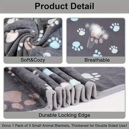 Thick, Soft, Flannel Pet Blanket