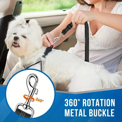 Seatbelt Safety Harness For 2 Pets