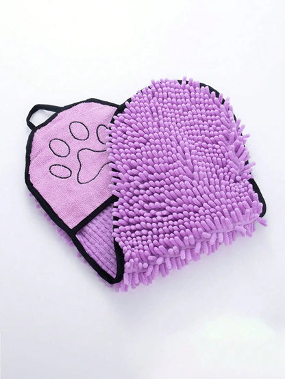 1pc Pet Absorbent Bath Towel