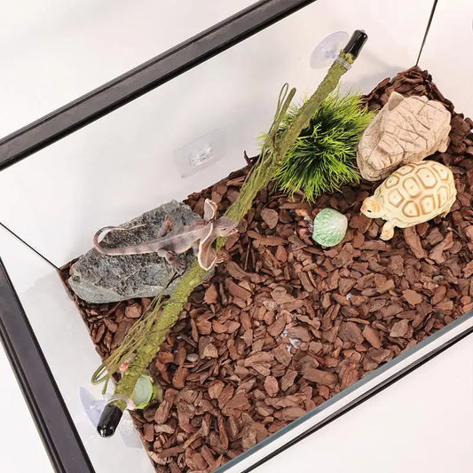Corner Branch Ornament for Reptile Tank