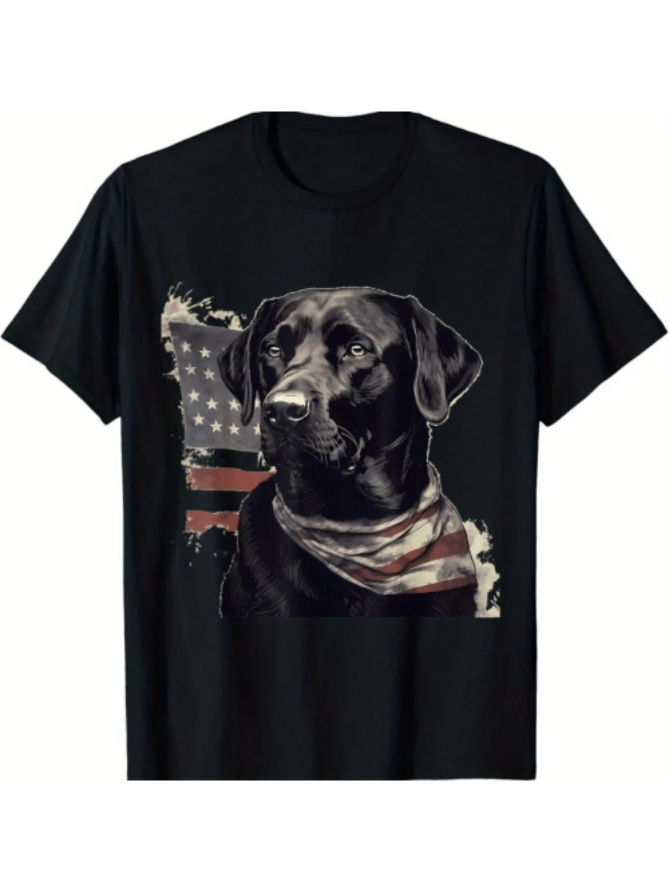 American Flag Lab Owner T-Shirt