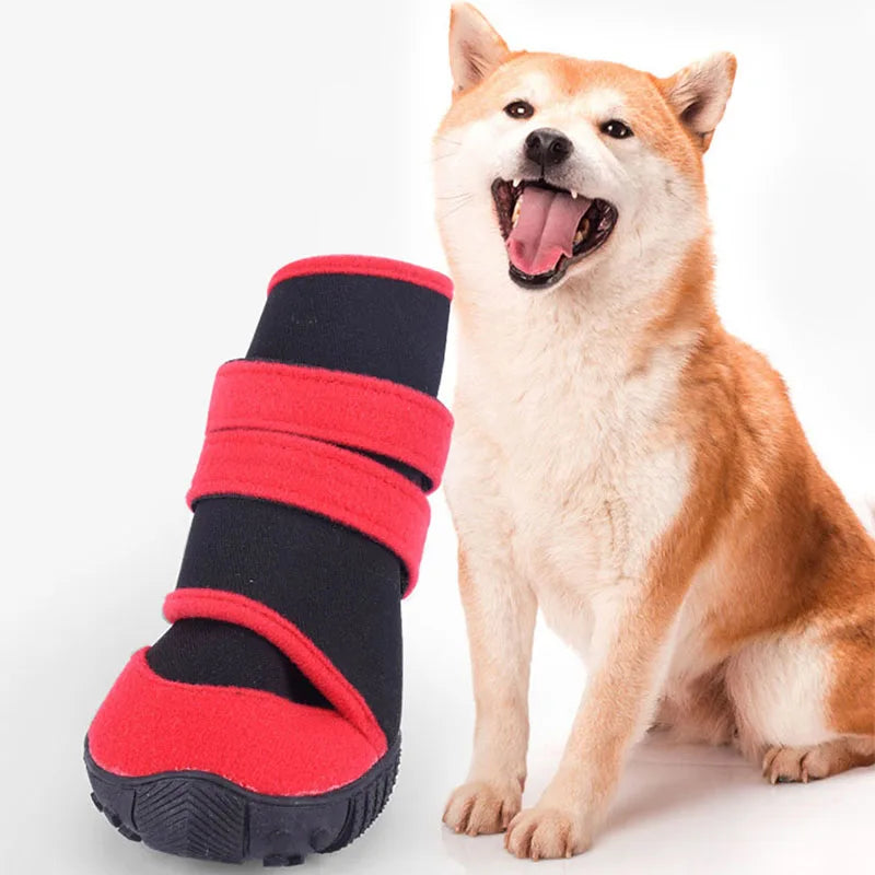 Waterproof Anti-slip Rain/Snow Footwear for Large Dogs