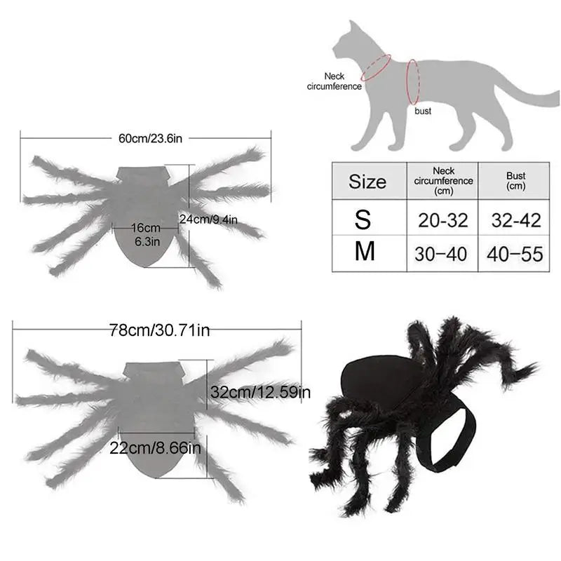 Halloween Spider Costume For Dogs