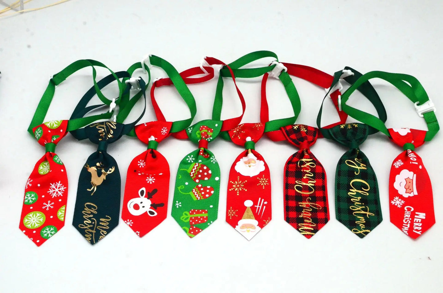 50pcs/lot Christmas Pet Ties