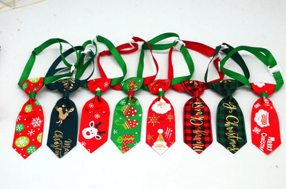 50pcs/lot Christmas Pet Ties