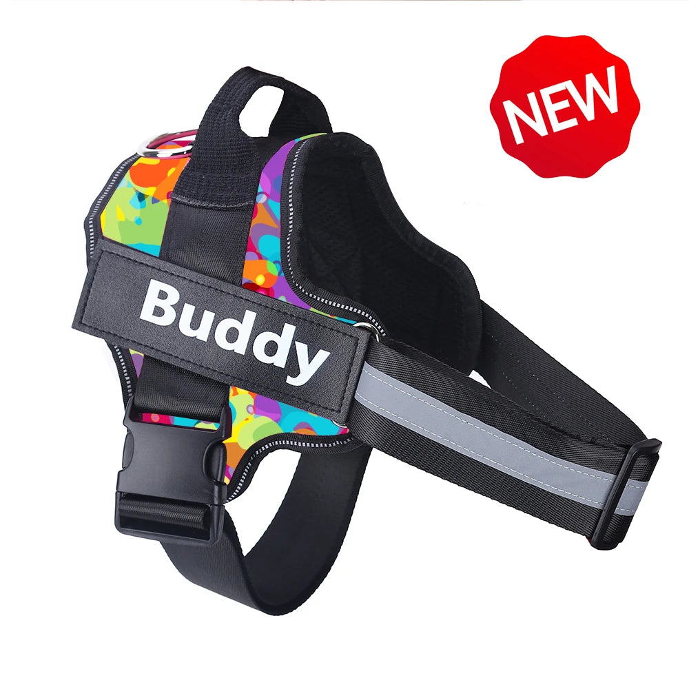 NO PULL Reflective Dog Harness