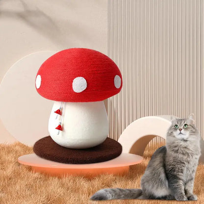 Mushroom Cat Scratching Post