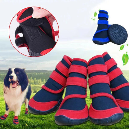 Waterproof Anti-slip Rain/Snow Footwear for Large Dogs